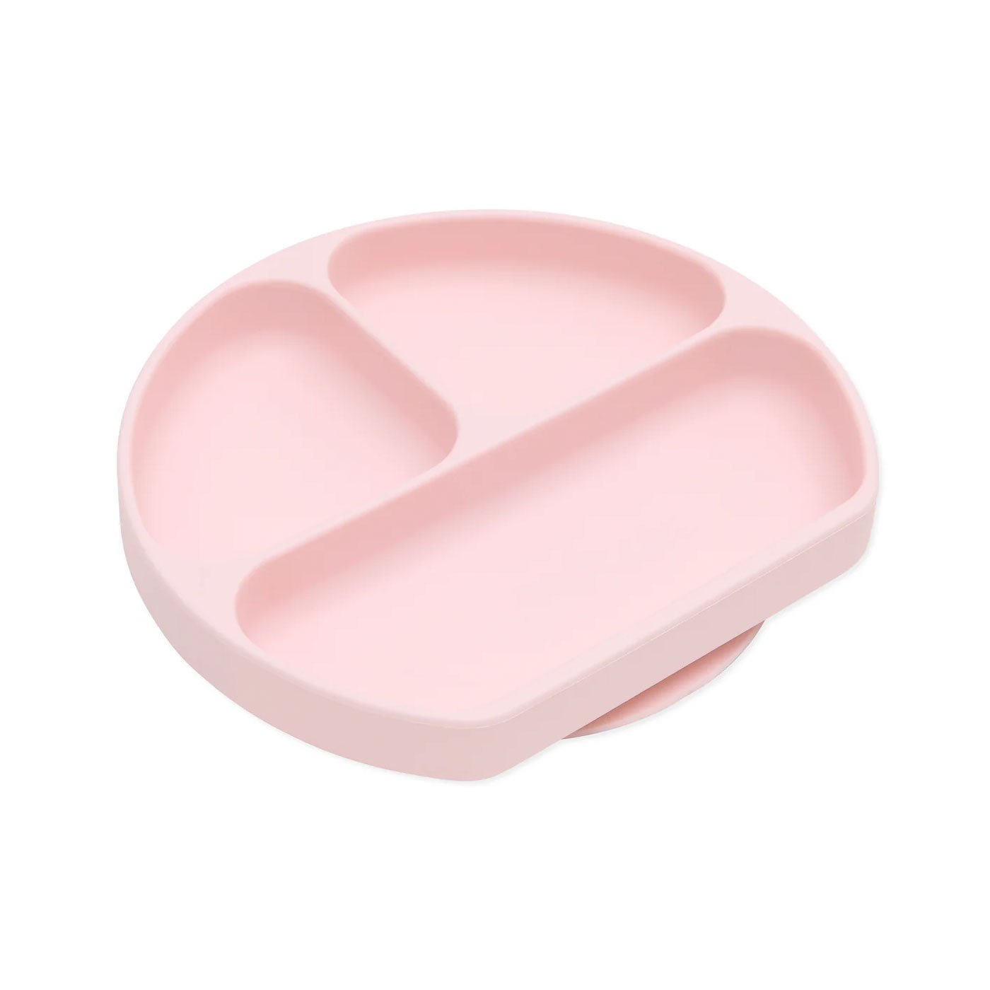 จานหลุมซิลิโคน Bumkins Silicone Grip Dish Pink		 		 		